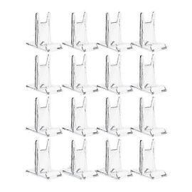 16pcs Livre Stand Pour Affichage Cristal Livre Porte-Livre Réglable Chevalet Collector Présentoir Pour Cd Magazine