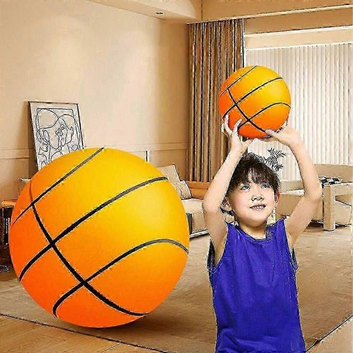 Le Handleshh Silent Basketball,Ballon D'entraînement Silencieux D'intérieur Non Enduit Haute Élasticité