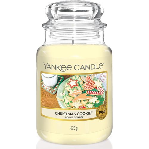 Candle bougie parfumée Cookie de Noël | Format jarre | Bougie longue durée jusqu¿à 150 heures de combustion | Cadeau parfait pour femme
