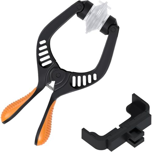 Screen Opening Repair Tools Compatible With All Types Of Smartphones And Tablets + Tweezers And Suction Cup Included (Orange)