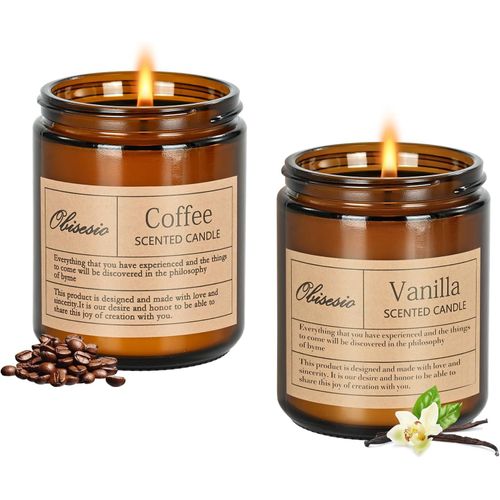 Bougies ParfuméEs Pour La Maison,2 Paquets De Bougies ParfuméEs Pour Soulager Le Stress Et Les Soins Personnels,Bougie D'AromathéRapie Pour Hommes Et Femmes