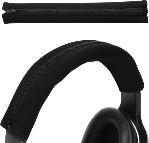 Housse de Bandeau Compatible avec Razer Kraken 7.1 V2 Pro - Protection en n¿¿opr¿¿ne pour Bandeau Casque Audio - Noir