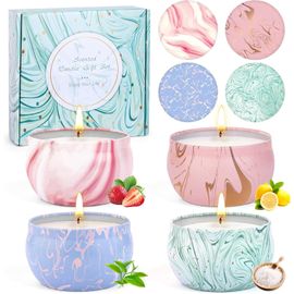 ITMNMNL Bougie Parfumées 12 Bougies Parfumées,Bougie Parfumée,Bougies