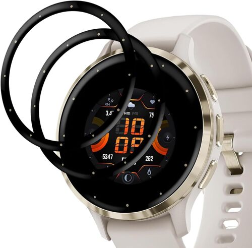 Tempered Glass For Garmin Venu 3s Glass Protection, 3d Cover With Black Border Bubble-Free, Anti-Scratch, High Definition, 0.15 Mm Hd Ultra Screen Protector For Garmin Venu 3s (2 Pieces)