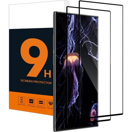 KAL-Verre Trempé Pour Samsung Galaxy S24 Ultra 5G Verre, Haute Sensibilité Protection Écran, 9H Dureté Résistante Aux Rayures, 3D Bubble Free, 0.33Mm Hd Claire S24 Ultra Vitre Protection (2 Pack)