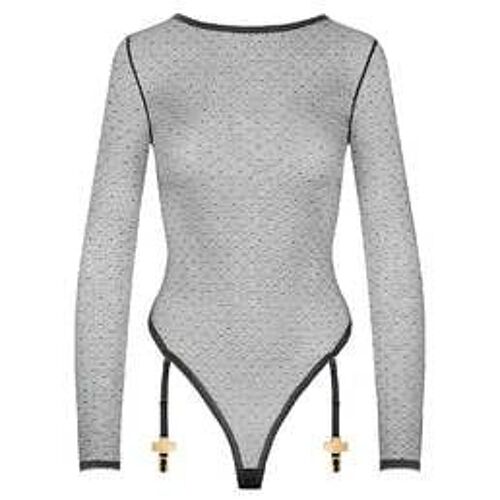 Maison Close Body String Manches Longues Porte-Jarretelles Inspiration Divine