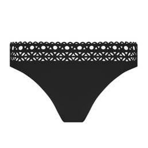 Lise Charmel Bas De Maillot De Bain Slip Taille Basse Ajourage Couture