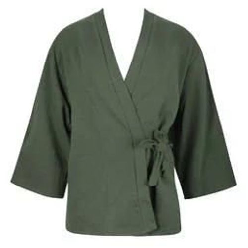 Antigel Kimono Court En Coton Tressage Graphic