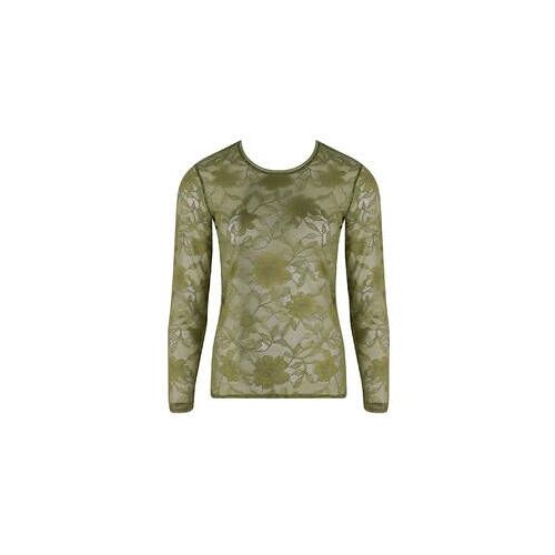 Antigel Top Manches Longues En Dentelle Dentelle Rebelle