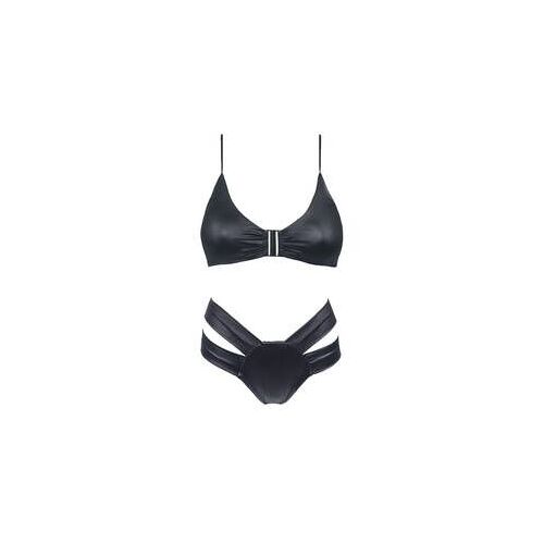 Acquadicocco Maillot De Bain 2 Pièces Brassière Ouverture Frontale Zebrato