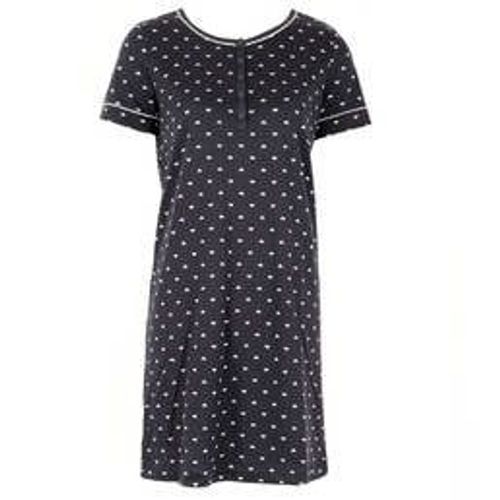 Calida Chemise De Nuit Manches Courtes En Coton Night Lovers