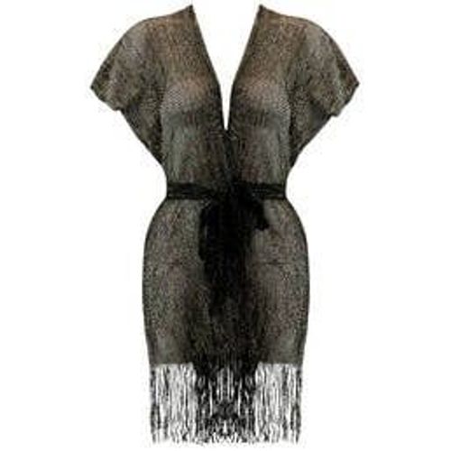 Luli Fama Caftan De Plage Court Beachwear