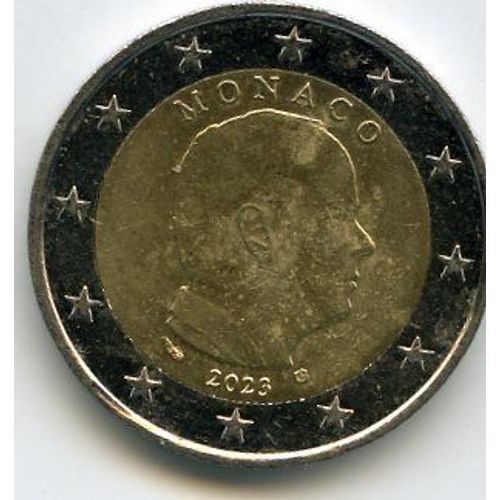 Monaco 2 Euros 2023 Albert I I
