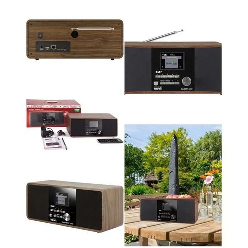 Radio INTERNET WIFI - DABMAN i200 ASPECT BOIS- DAB+ FM RDS - Écran couleur TFT 7,1 cm