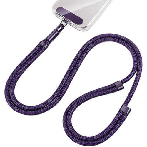 KAL-Chaîne De Téléphone Portable Universelle, Réglable, En Double Corde En Nylon, Robuste, Confortable, Avec Boucle En Métal, Durable