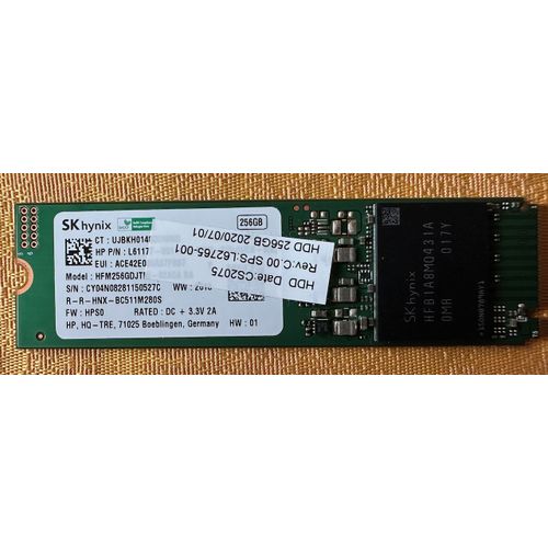 SSD NVMe SK Hynix 256 Go HFM256GDJTNI-82A0A