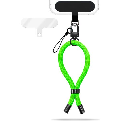 Kal-Wristy Dragonne Universelle Compatible Avec Smartphone & Coques, Sangle De Poignet Réglable Avec Mousqueton Métal Et Patch, Lien Antivol Téléphone Portable