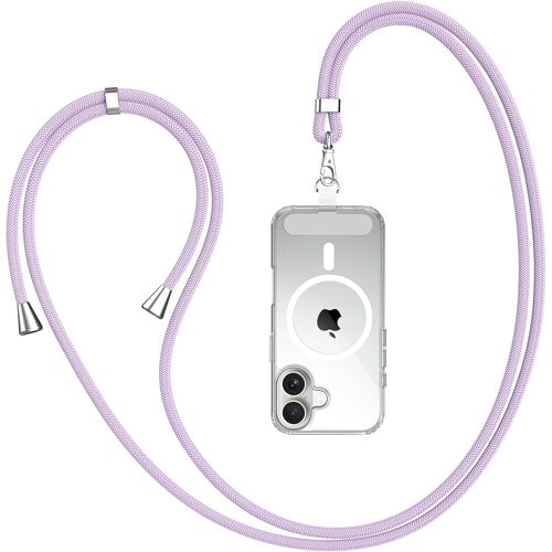 Kal-Chaîne De Téléphone Portable Universelle -Convient Pour Tous Les Smartphones Avec 1 Patch Universel -Compatible Avec N'importe Quelle Coque De Téléphone Portable -Réglable Et Amovible