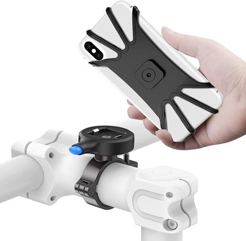 Kal-Support Téléphone Vélo Moto, Idéal Pour Vtt Vélo De Route, Compatible Avec Iphone Se 3 (2022)/ Iphone Se 2020,Iphone 11 Pro Max/11 Pro,Iphone 11 Convient À Tous Les Téléphones De 4,7"" À 6,5