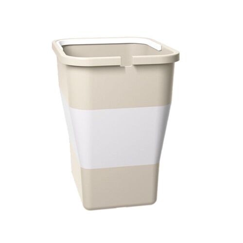 Poubelle De Voiture Pliable Avec Poignée, Multifonction, Portable, Accessoires De Voiture, Beige