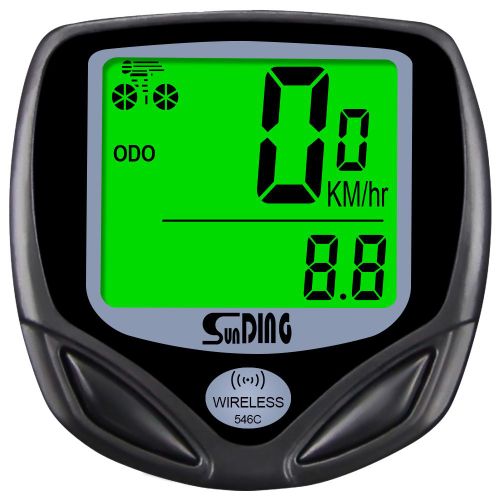 Compteur De Vitesse Et Odomètre De Vélo Ordinateur De Vélo Étanche Sans Fil