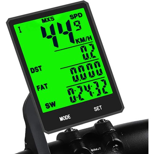 Compteur Kilométrique Sans Fil, Ordinateur De Vélo De Route Étanche Avec Support Et Accessoires