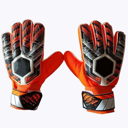 Gants De Football Pour Enfants, Antidérapants Et Résistants À L'usure, En Latex, Pour L'entraînement Aux Matchs De Football, Orange (#10)