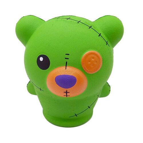 paquet de jouets anti-stress pour Halloween, à rebond lent, à remontée lente, pour fête d'Halloween, pour filles et garçons (vert).