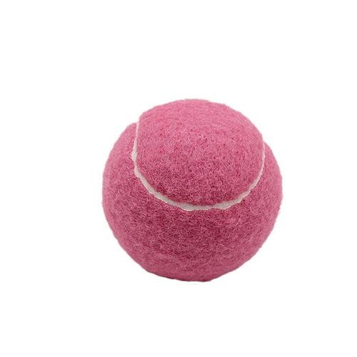 Lot De 6 Balles De Tennis Souples - Rose - Balle D'entraînement Résistante À L'usure Pour Débutantes - Taille 66 Mm