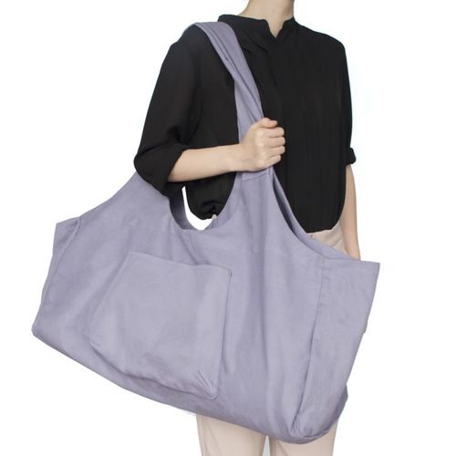Sac De Transport Pour Tapis De Yoga - Violet, Grand Sac Fourre-Tout Avec Poches, Convient Aux Tapis Avec Poches De Rangement Multifonctions, Léger Et Durable