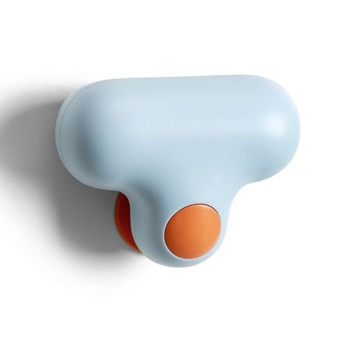 Essuie-glace de salle de bain bleu 2 pièces - Essuie-glace en porcelaine - Brosse de nettoyage