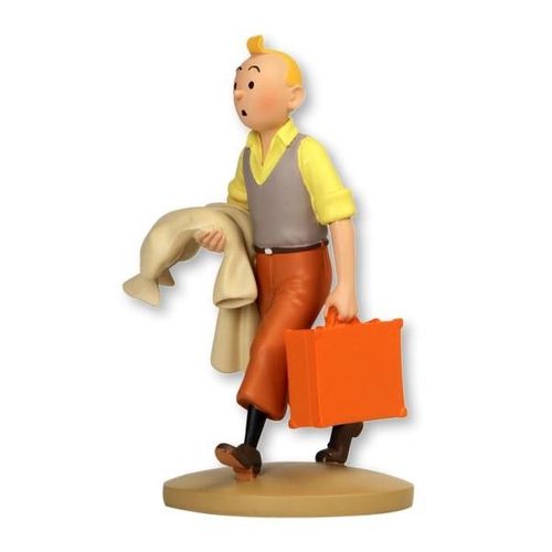 Figurine Tintin A La Valise N°95,Moulinsart