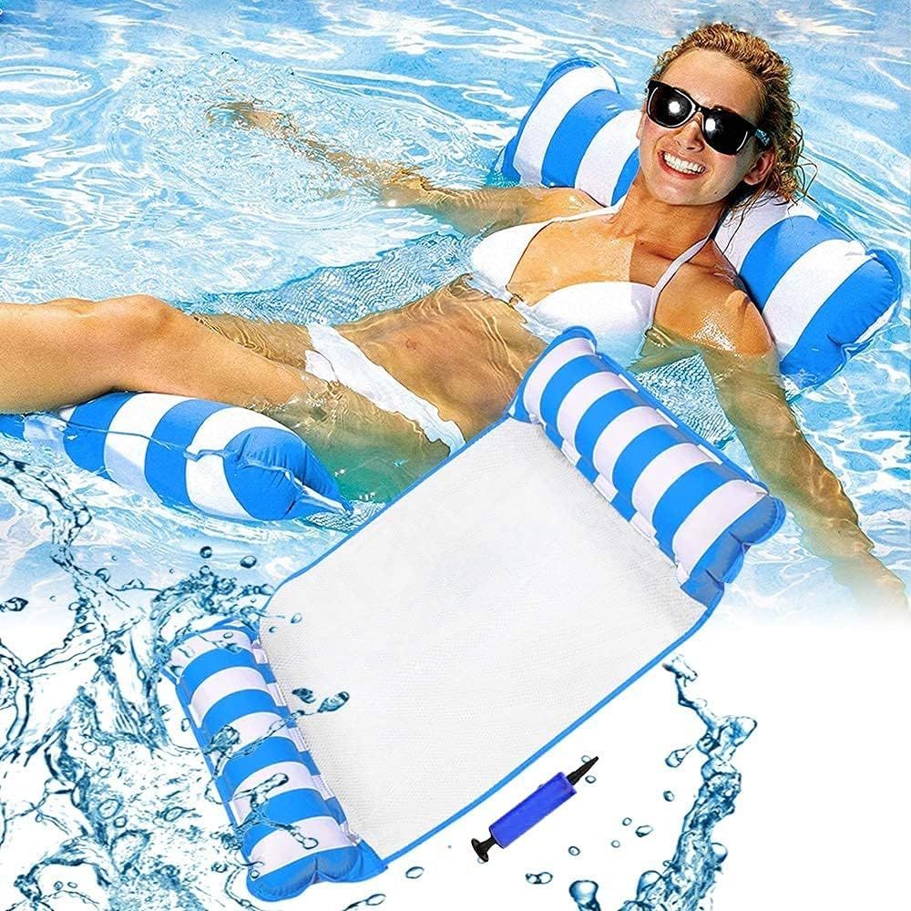 Pink Chaise Longue Gonflable En PVC Pour Adultes Et Enfants 185x85cm Polymère Flottant Matelas à