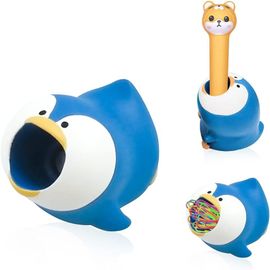 Support De Papeterie En Forme De Pingouin, Support Pour Trombones, Cadre De Papeterie, Porte-Stylo En Forme De Pingouin, Rangement Pour Trombones, Pour Le Bureau, La Décoration De La Maison