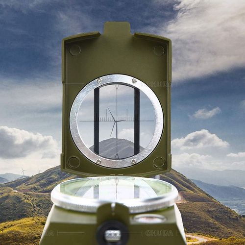 Militaire De Visée De La Boussole, À La Survie, Boussole, Compas Tactique, De La Randonnée Boussole, Boussole Compacte Avec Sac De Transport, Imperméable À L'eau Boussole Scout