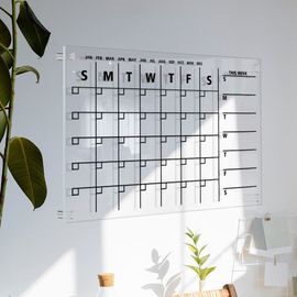 Feuille De Calendrier Acrylique Imprimée Uv, Plan Hebdomadaire Mural De Bureau, Itinéraire, Feuille De Route Inscriptible