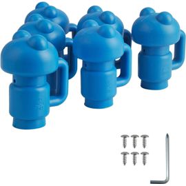 Embouts De Protection Pour Trampoline - Lot De 6 Embouts De Protection Pour Poteaux De Filet De Trampoline Ø 25 Mm