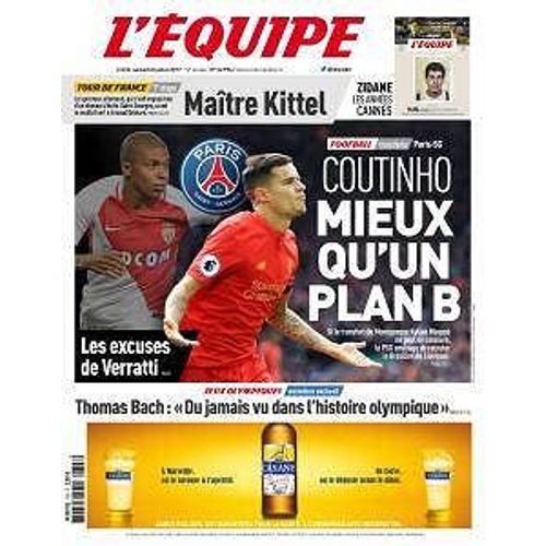 Magazine L'Équipe 08 Juillet 2017