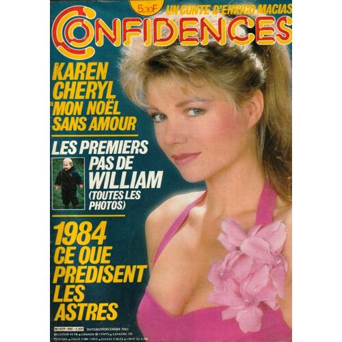 Confidences 1881 1983 Karen Cheryl/Dorothee/Victoria Principal/Touzet/Monroe/Caroline Et Gerard Lenorman/Audrey Landers/Sim/Annie Cordy