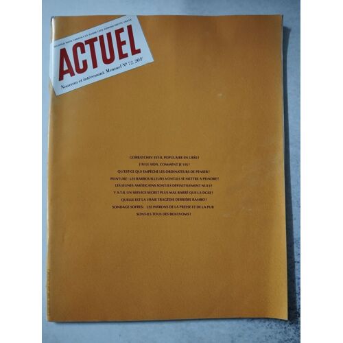 Actuel Nº 72 / Mai 1981