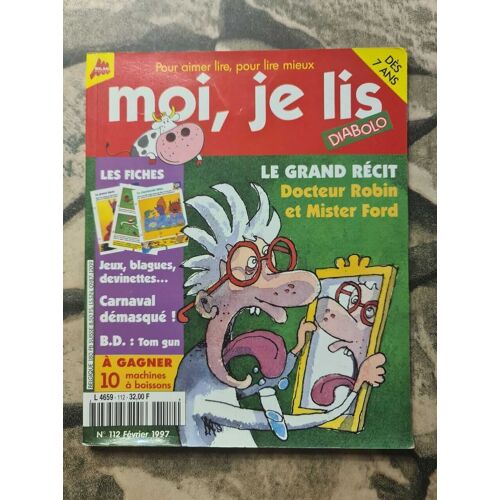 Moi Je Lis Nº 112 - Le Grand Récit Docteur Robin Et Mister Ford