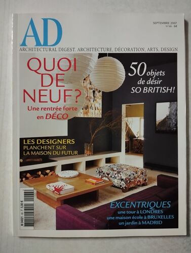 Architectural Digest Nº 68 / Septembre 2007