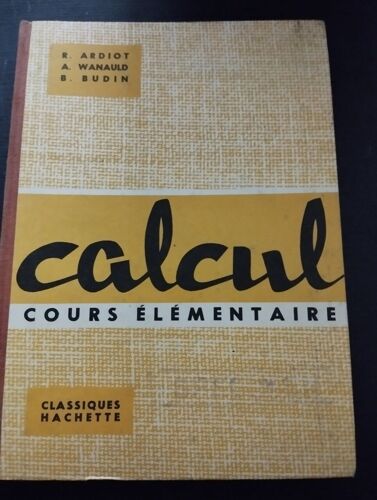 Calcul Cours Élémentaire