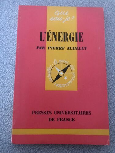 Que Sais-Je? L'énergie N°648
