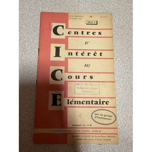 Centres D'intérêt Au Cours Moyen Serie B N°55