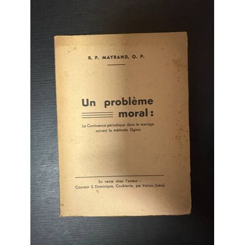 Un Problème Moral