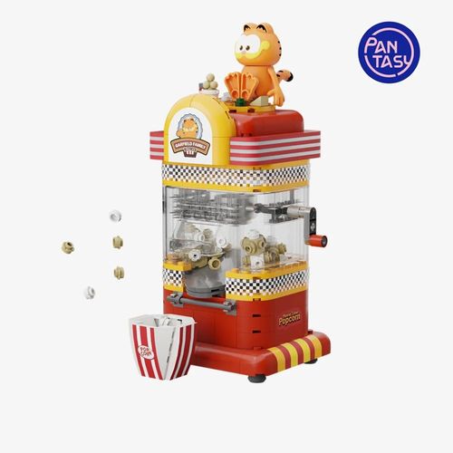 Set A Construire Garfield Fantastic Machines Series - Garfield Popcorn Machine 20cm (Pantasy)