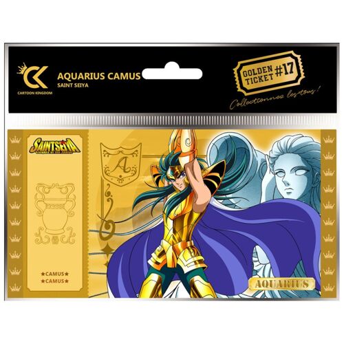Golden Ticket Saint Seiya - Camus (Cartoon Kingdom)
