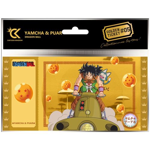 Golden Ticket Dragon Ball Z - Yamcha & Puar (Cartoon Kingdom)