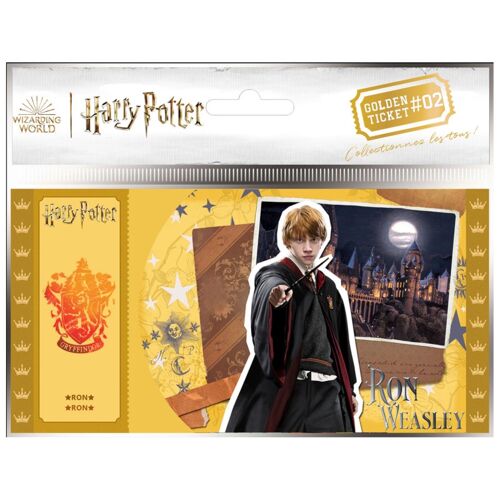 Golden Ticket Harry Potter - Ron (Cartoon Kingdom)
